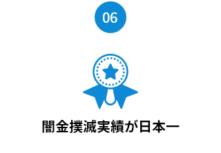 闇金撲滅実績が日本一